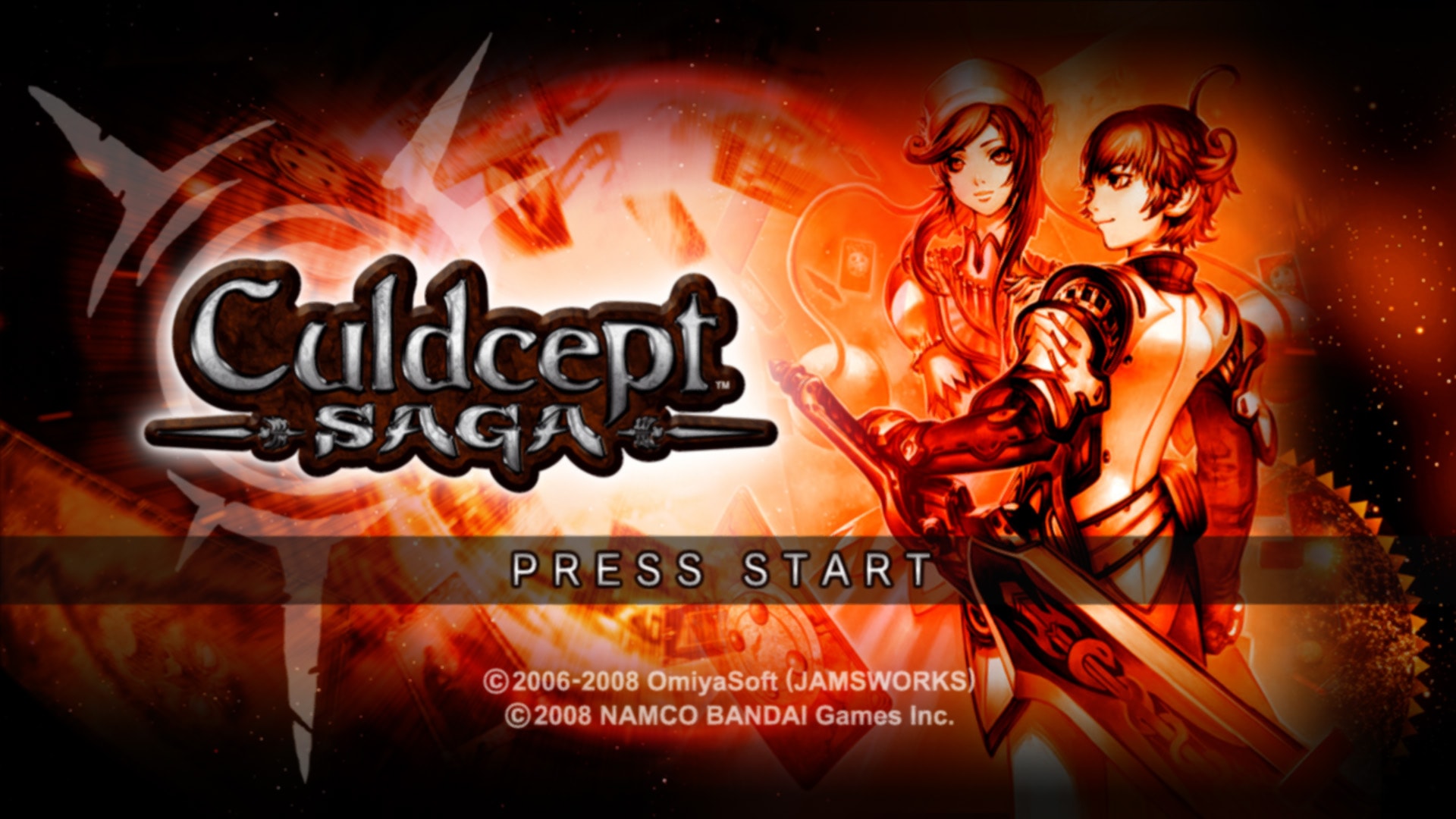 Culdcept Saga title screen for Xbox 360